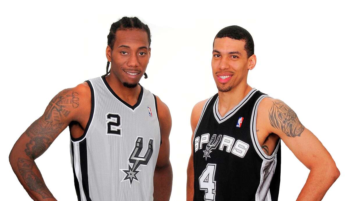 Kawhi Leonard and Danny Green recently unveiled the new uniform for the San Antonio Spurs. But one of our readers says that, in addition to the new uniforms, he would like to see a new ending to the upcoming NBA season -- a new title.