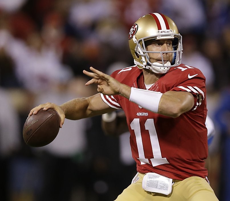 Alex Smith, 49ers keep nose to grindstone