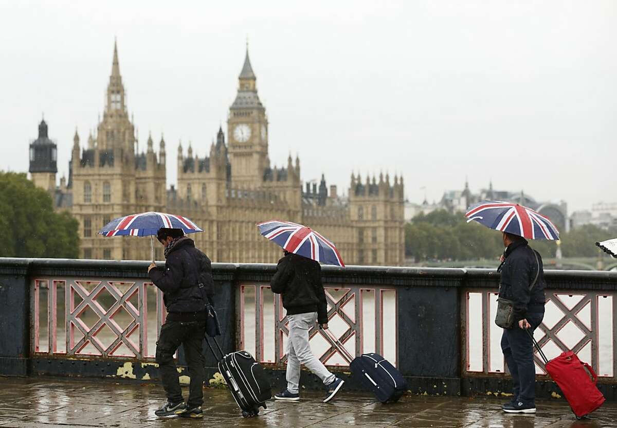Лондон дождь фото