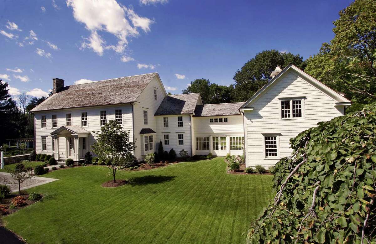 Greenfield Hill colonial, newly built but vintage charm