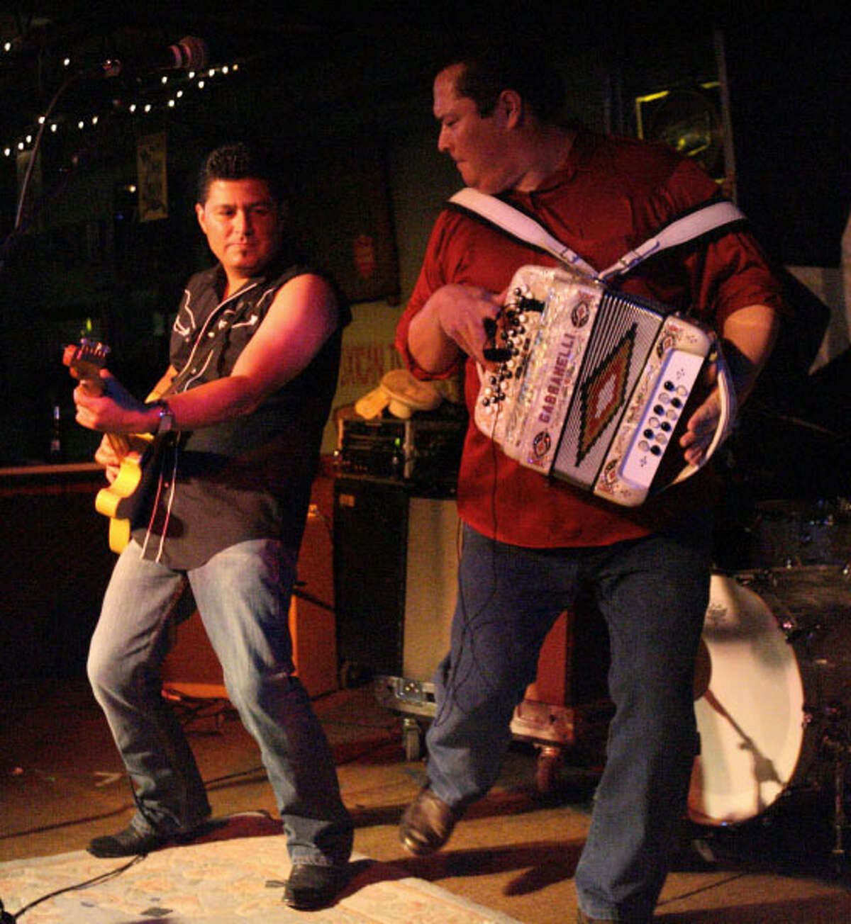Guitarist Chris Zalez (left) and accordionist Dave Perez both front the Tejas Brothers, who blend Texas roots rock, blues, country and Tex-Mex in the vein of the Texas Tornados.