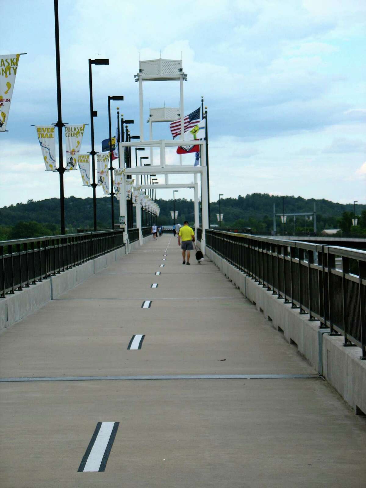 There's a big dam bridge in Little Rock