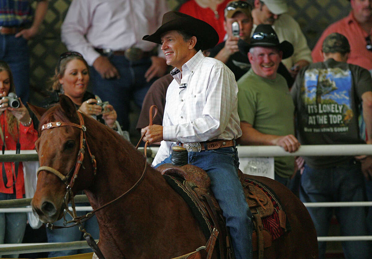 This one doesn't come as a big surprise, but George Strait's father owned a 2,000-acre ranch in Big Wells. According to CMT, the whole family would work on the ranch during summers and on the weekends.