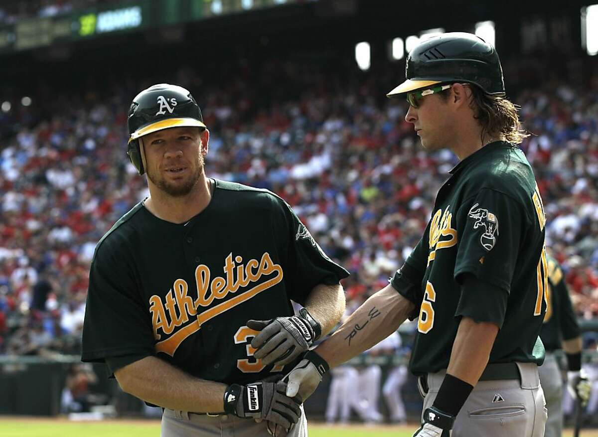 A's finish trip with loss to Rangers