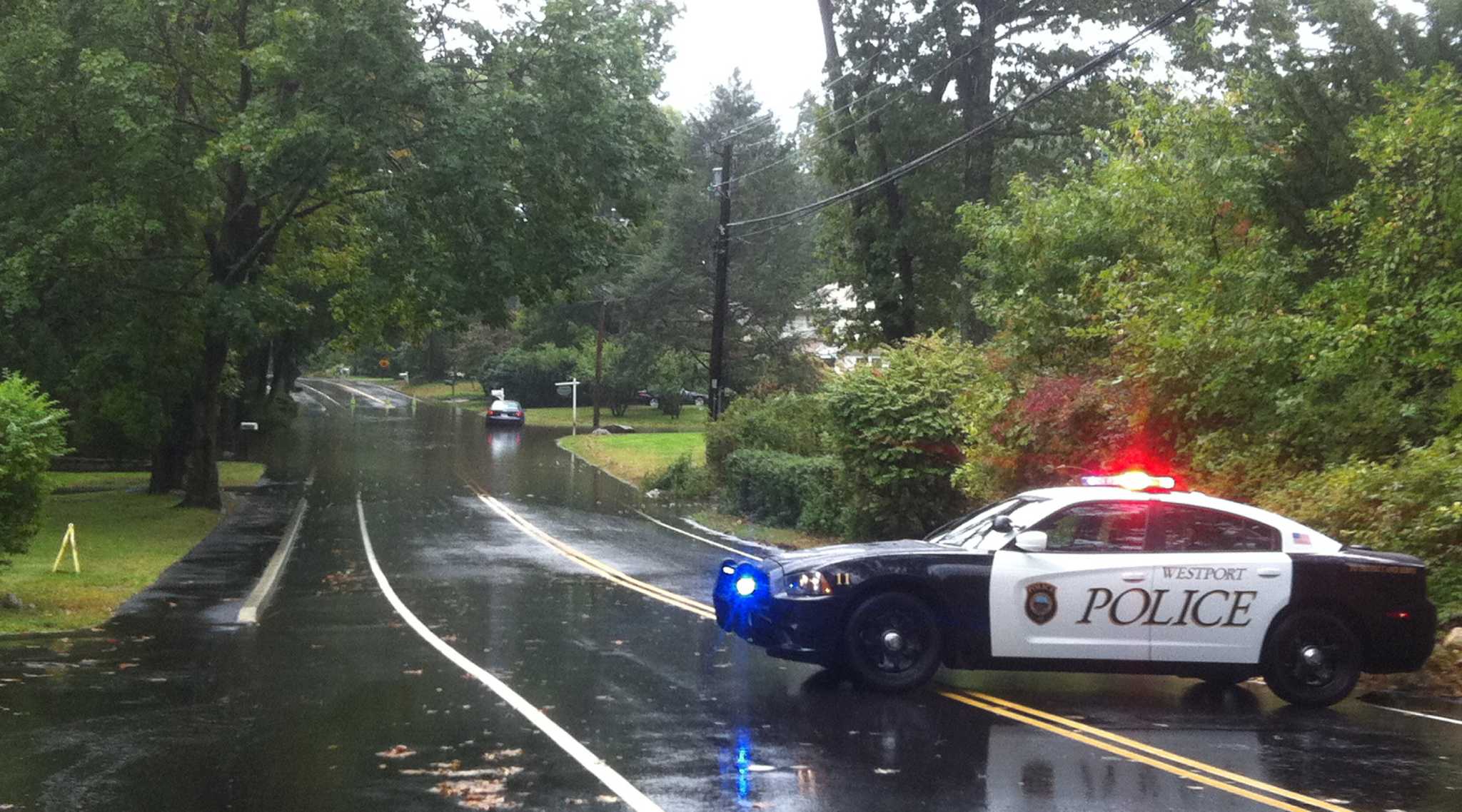 Westport weather update Deluge triggers flood warning