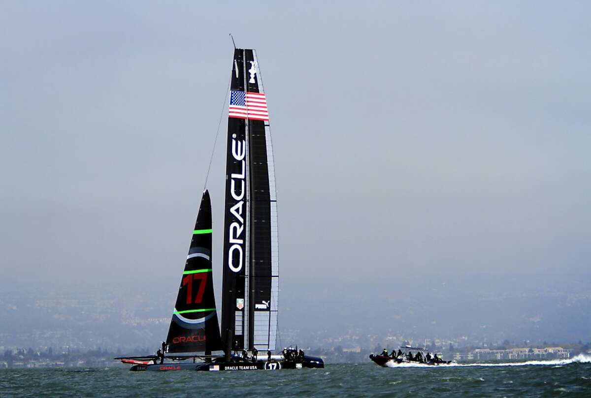 Team Oracle tests boat, drawing spies