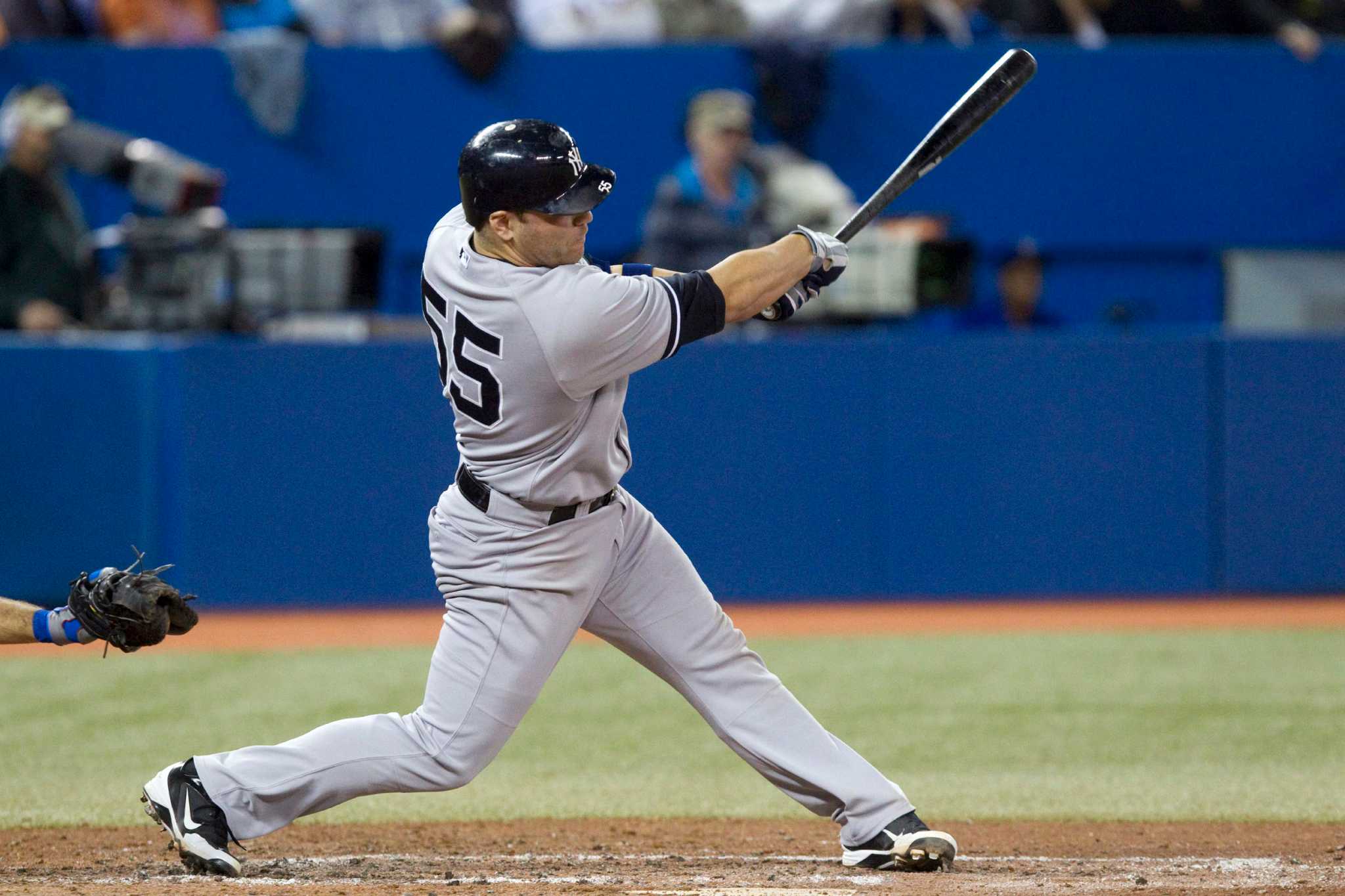Yankees #24 Robinson Cano with a hit. Toronto Blue Jays defeated