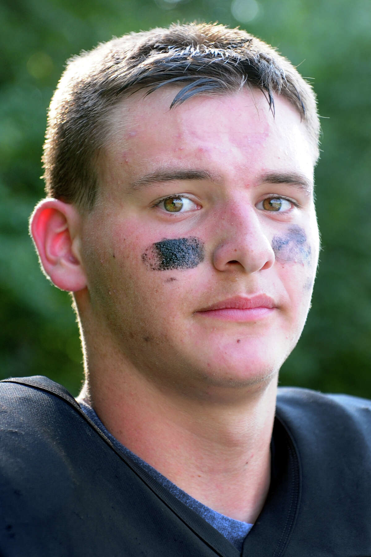 Trumbull High School football player Nick Roberts.