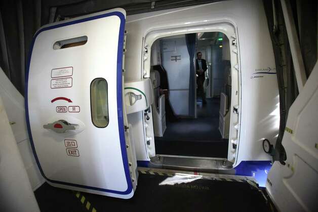 The entry door is shown on the first Boeing 787 to provide... 3532095 ...