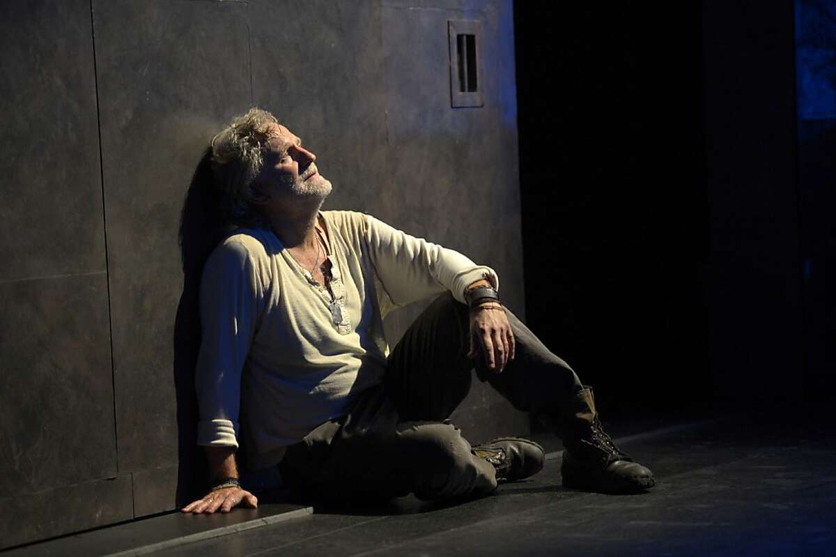An ancient tale comes roaring back to life at Berkeley Rep when Henry Woronicz stars in Obie Award-winner Lisa Peterson's visceral new version of An Iliad. Photo courtesy of kevinberne.com