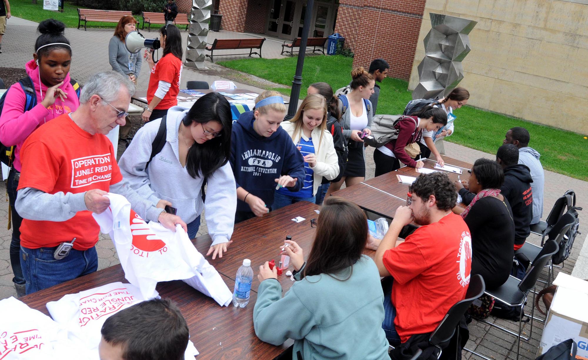 WestConn takes stand against violence