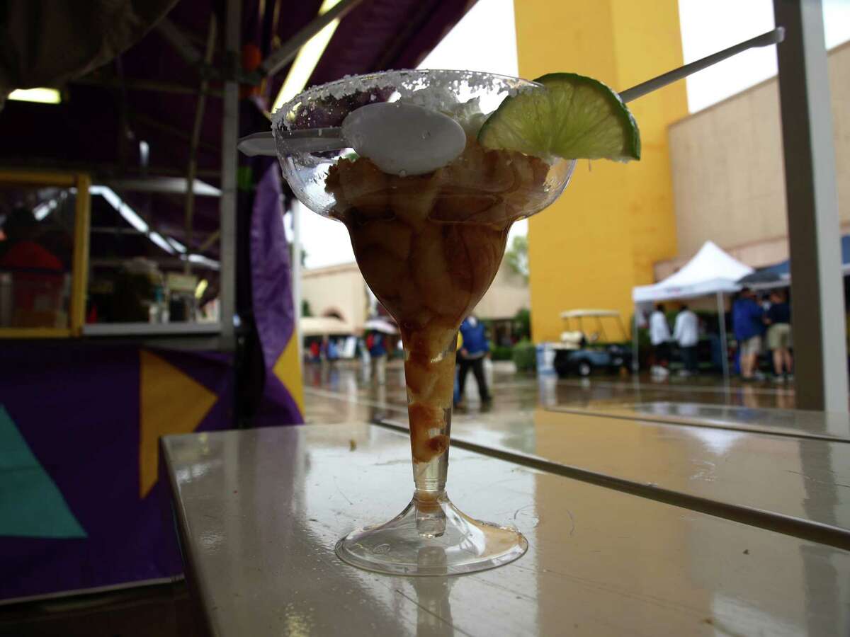 Desperados Deep Fried Margarita is made with funnel-cake batter, margarita mix and tequila. The Desperados stand is the only location at the State Fair of Texas where patrons can purchase tequila.