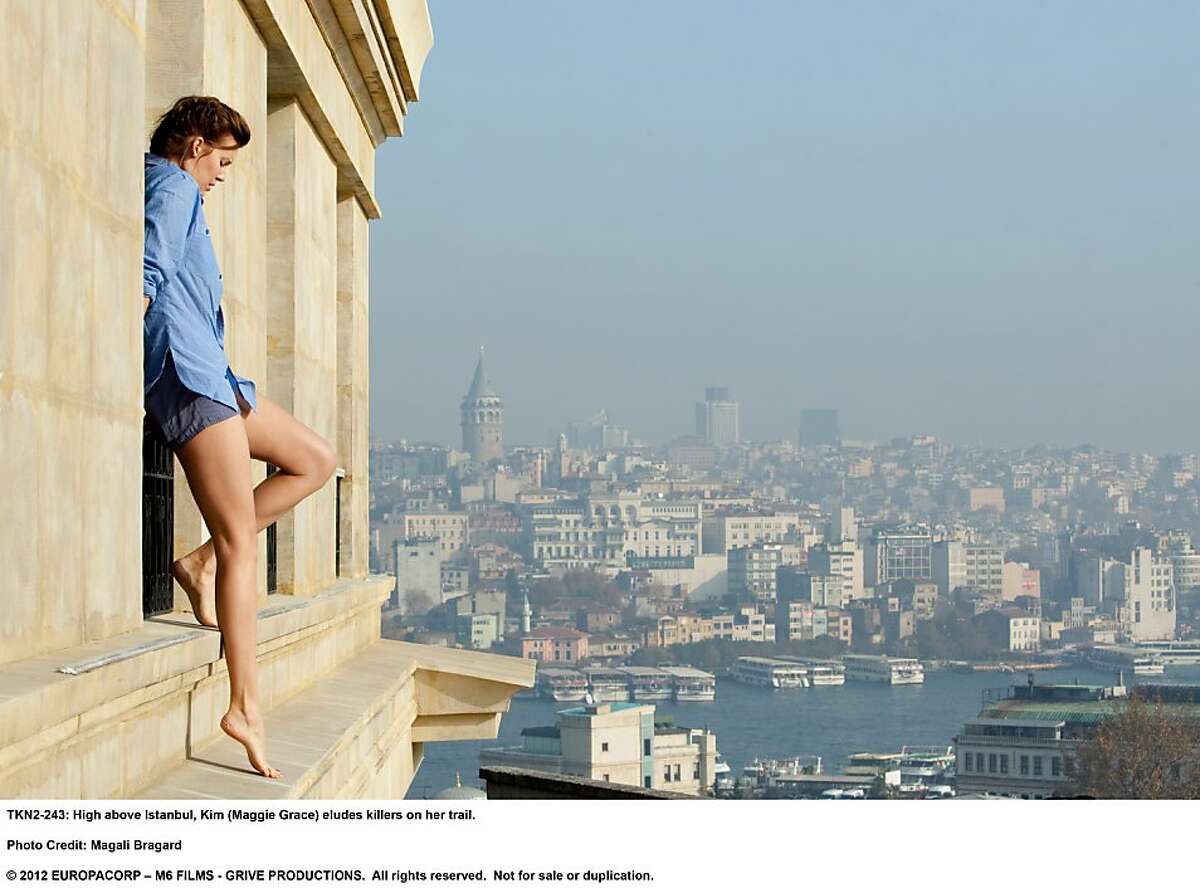 TAKEN 2 High above Istanbul, Kim (Maggie Grace) eludes killers on her trail.