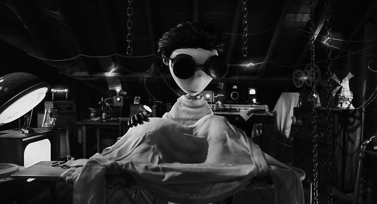 This film image released by Disney shows Victor Frankenstein, voiced by Charlie Tahan in a scene from "Frankenweenie." (AP Photo/Disney)