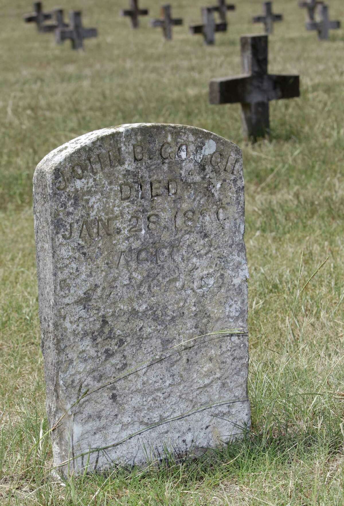 Odd graves at Texas prison cemetery create mystery for historian