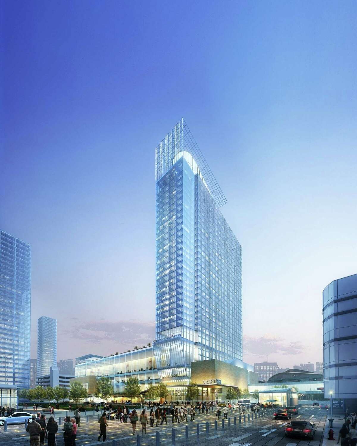 The proposed convention center hotel is to be developed by Rida Development Corp.