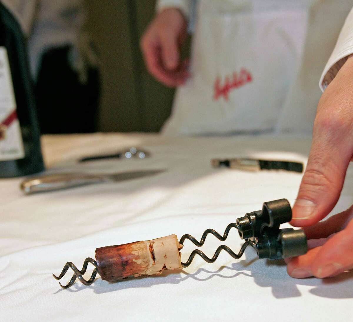 Taking the trauma out of recorking wine