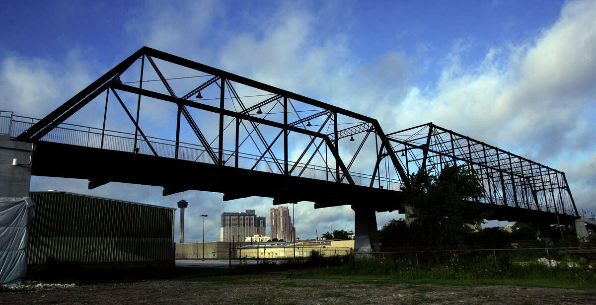 Click on to learn more about the history of an S.A. landmark that has, at times, been controversial.1. The Hays Street Bridge is actually two bridges, or spans, combined. One bridge has 129-feet long Pratt trusses, and the other has rare 226-foot-long Whipple-Phoenix trusses, both built in 1881.