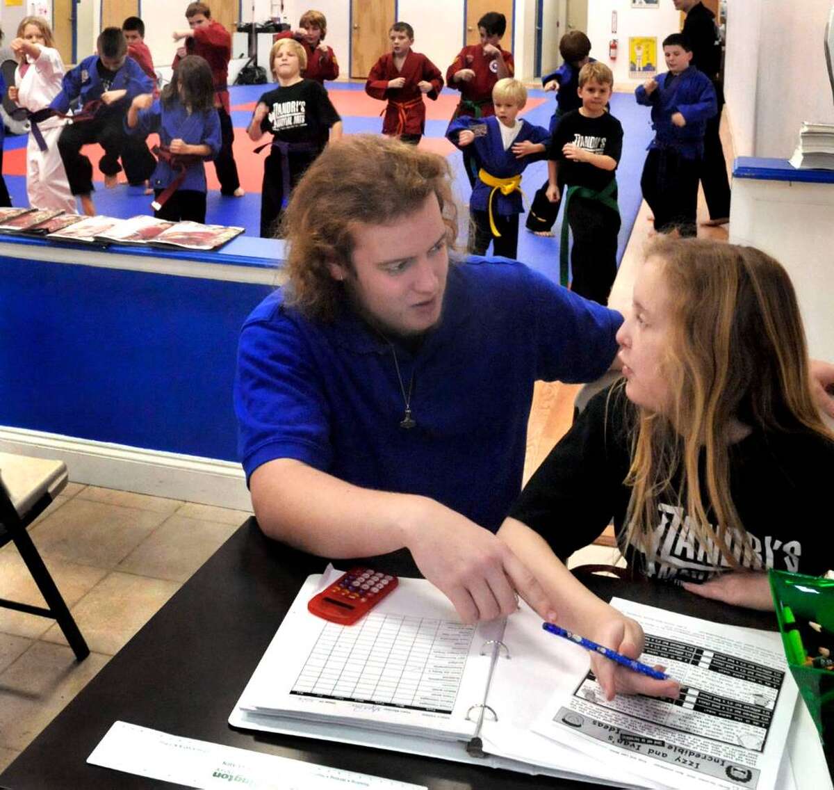 Martial arts studio adds homework space
