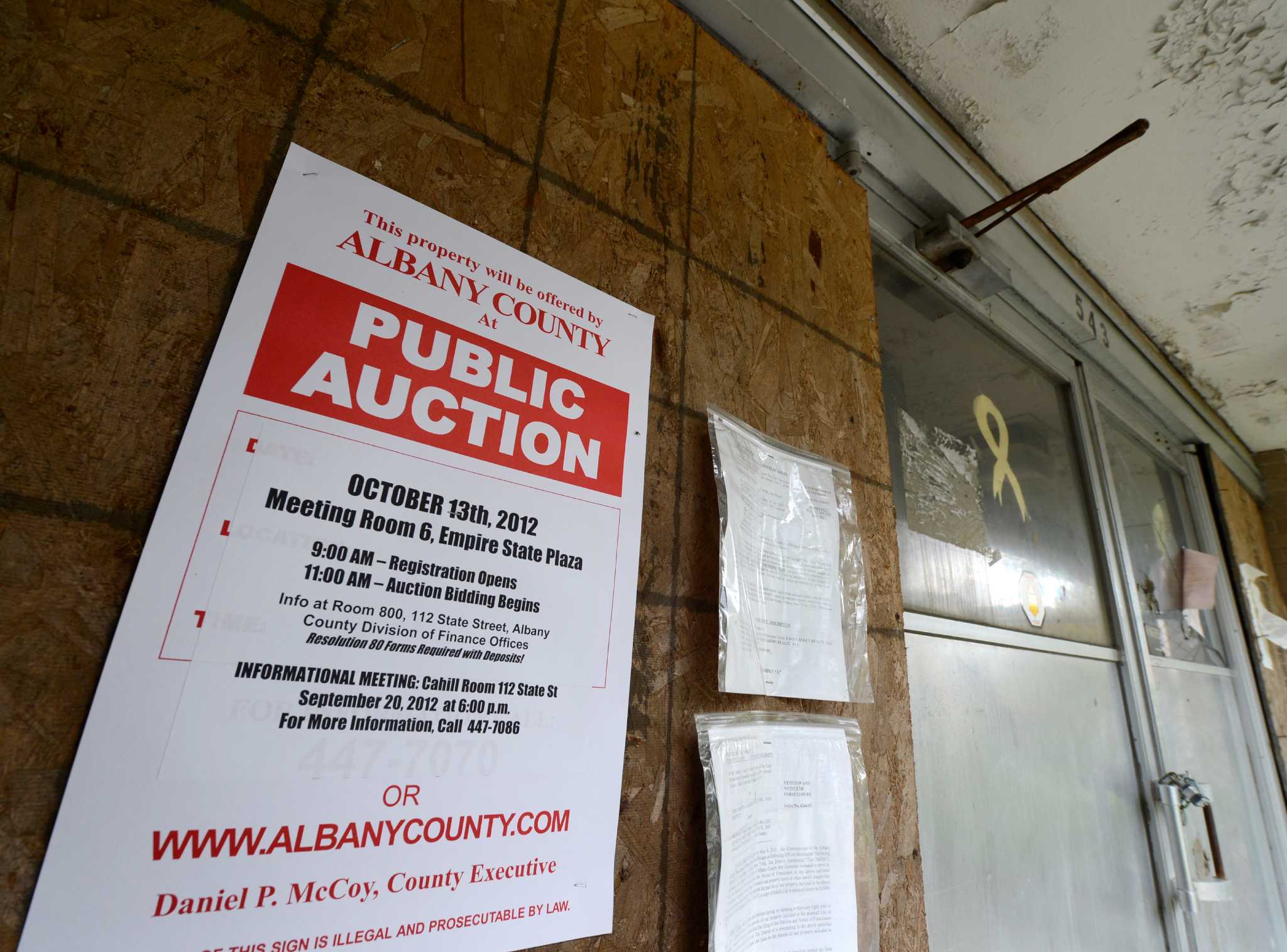 Albany County selling properties