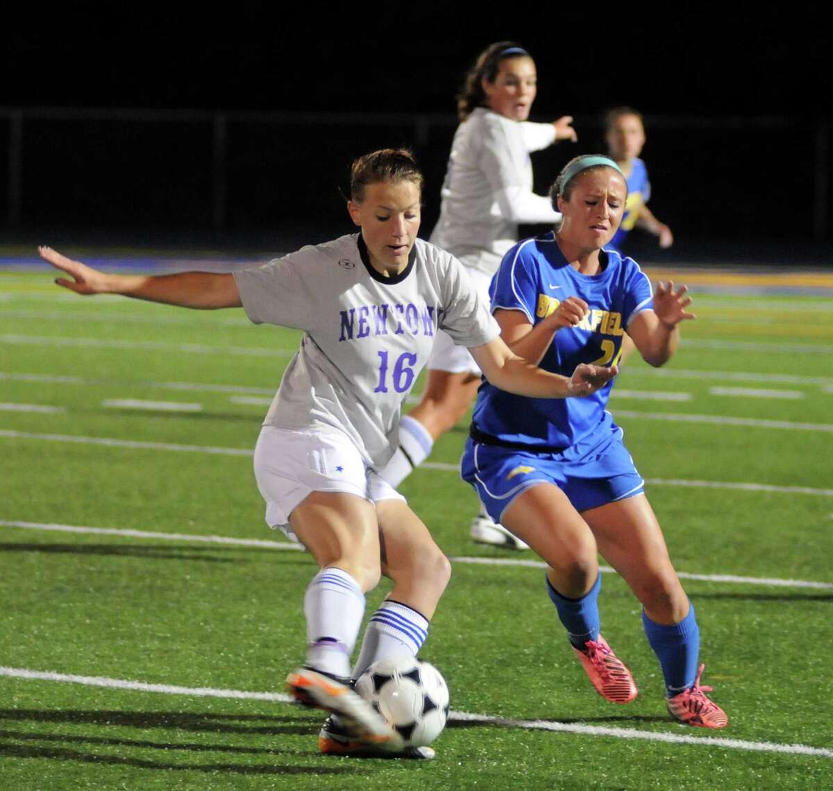 Chris Brodeur Newtown girls soccer team rallies for their coach's cause