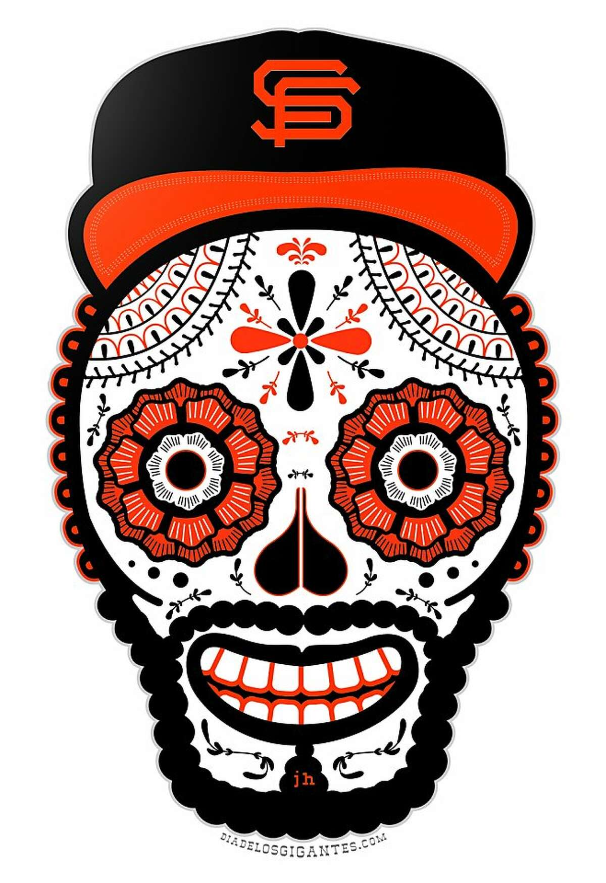 MLB, Shirts, San Francisco Giants Gigantes Sugar Skull Tee