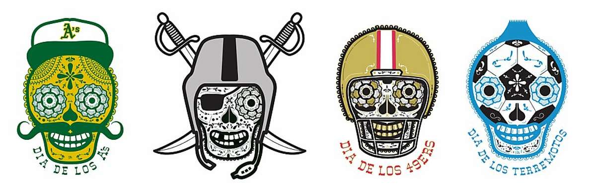 Day of the Dead Inspired Raiders T-shirt Dia De Los Muertos 