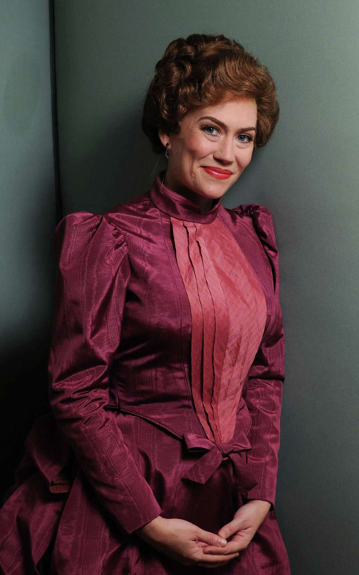 Heidi Stober will play Musetta in the Houston Grand Opera's upcoming production of La Boheme. Stober posed for photos at the Wortham Theater Monday Oct. 10,2012.(Dave Rossman/For the Chronicle)