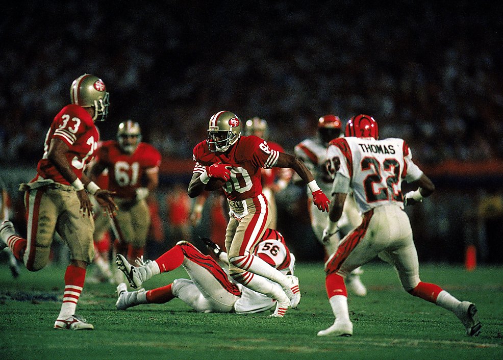Jerry Rice comment from 1993 contradicts stickum ignorance apology - Los  Angeles Times