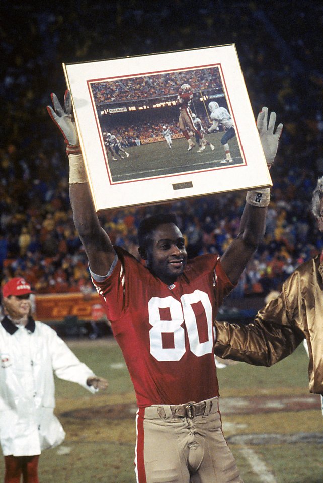 Jerry Rice comment from 1993 contradicts stickum ignorance apology - Los  Angeles Times