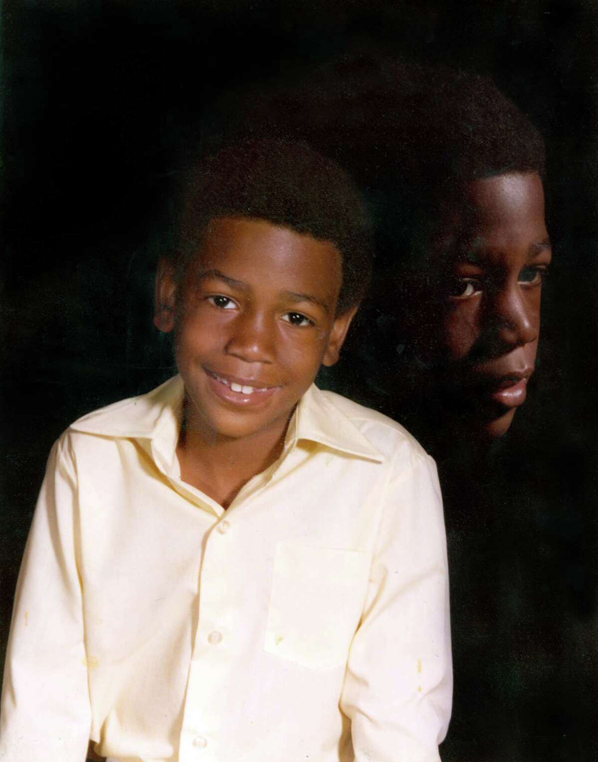 Kevin Ollie in his first grade photo.