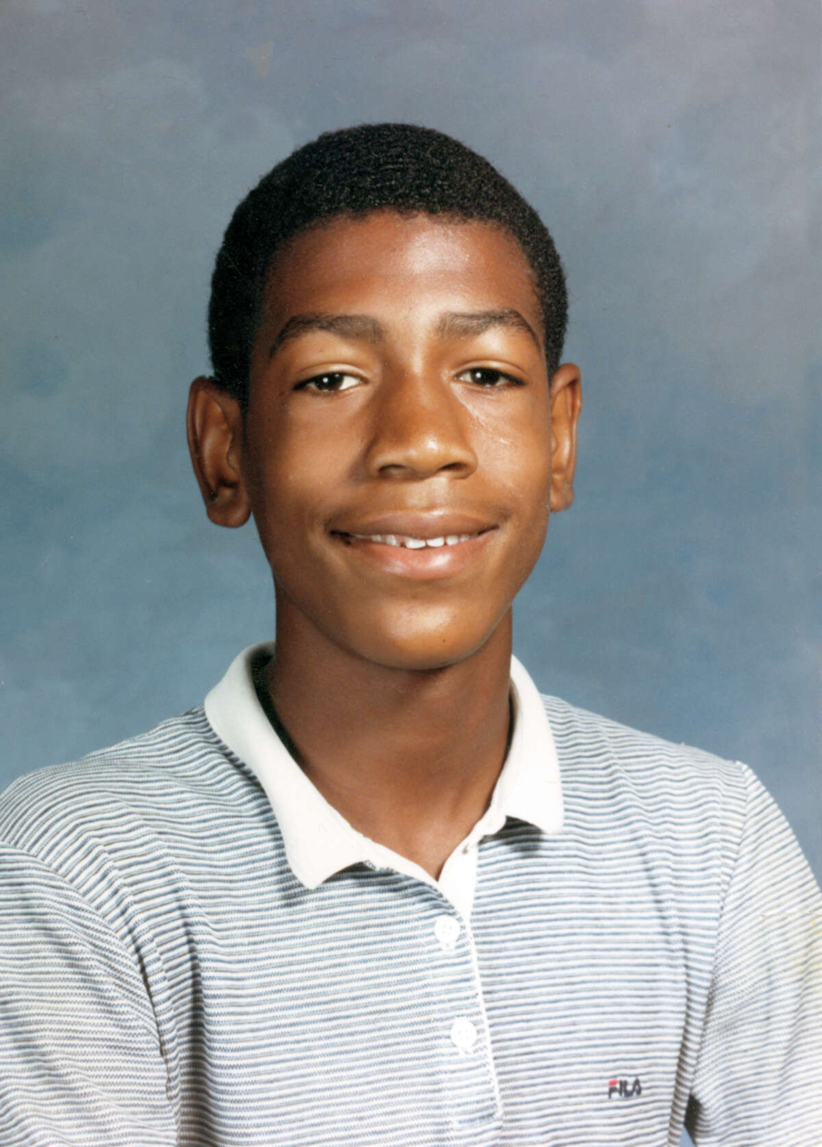 Kevin Ollie in his seventh grade photo.