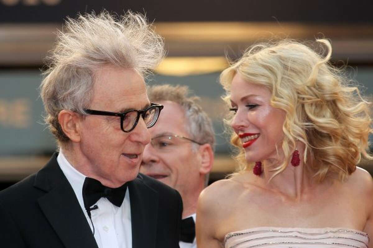 Not really a wardrobe malfunction, more a bad hair day on Woody Allen, with Naomi Watts at the Cannes Film Festival in 2010. (VALERY HACHE / AFP/Getty Images)