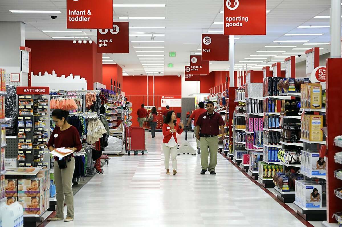 Employees are seen working towards opening day at the new CityTarget store, which is set to open on the 14th, at the renovated Metreon in San Francisco, CA Tuesday October 2nd, 2012.