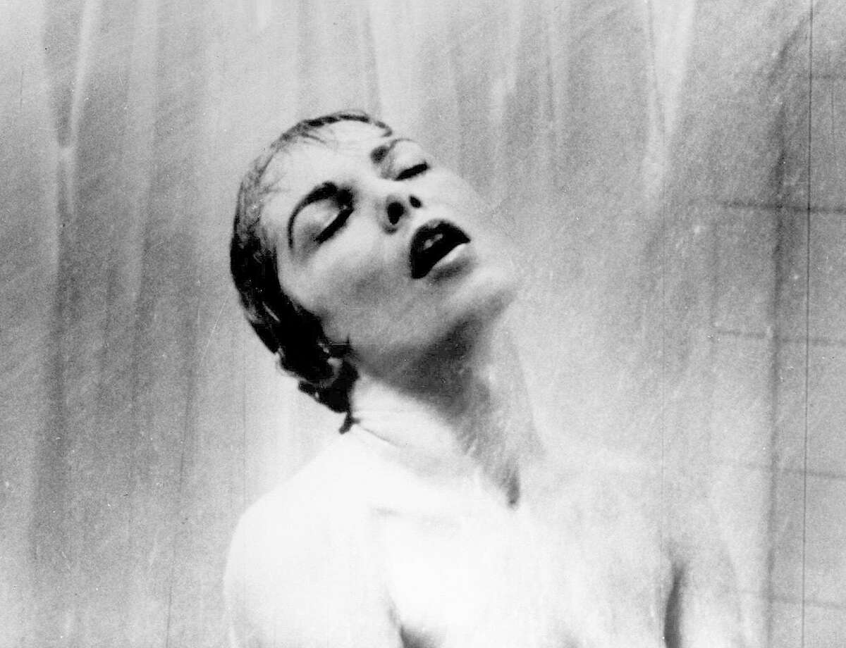 "Psycho" (1960): Actress Janet Leigh appears as Marion Crane in the famous shower scene in Hitchcock's classic thriller.