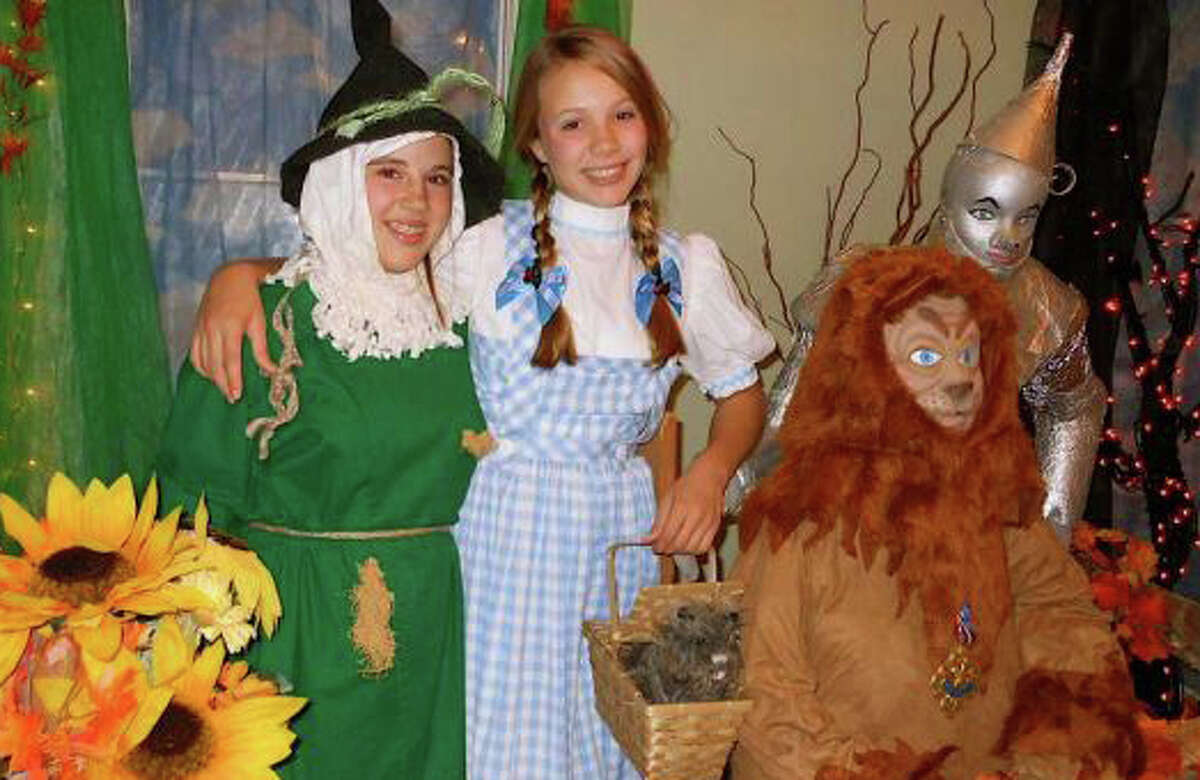 Storybook characters like Dorothy and friends from the "Wizard of Oz" will take up resdience in the Burr Mansion this weekend and next for annual "Enchanted Castle" event for Halloween.