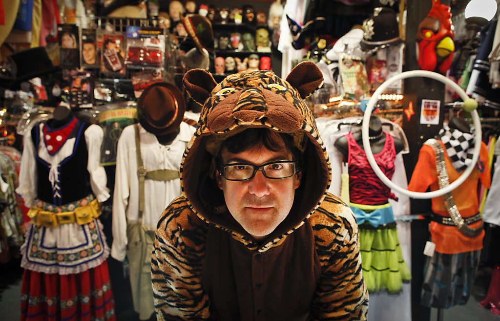 The man renting the Halloween costumes