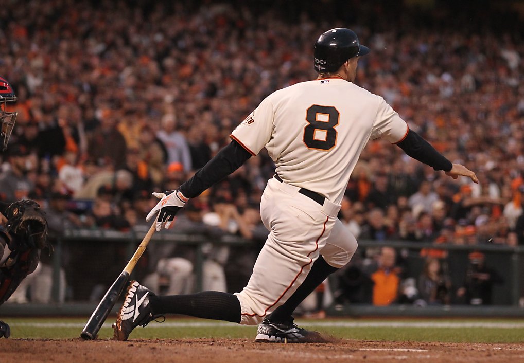 Giants' Game 7 romp led by Cain, Scutaro