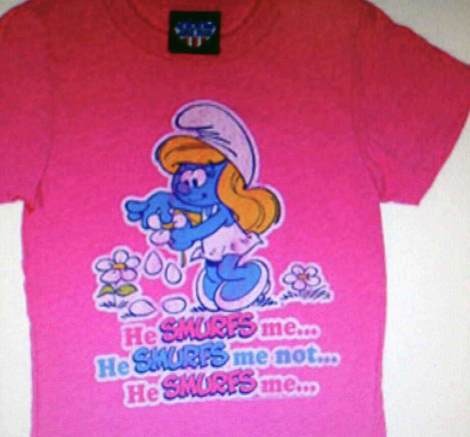 smurfette t shirt ladies