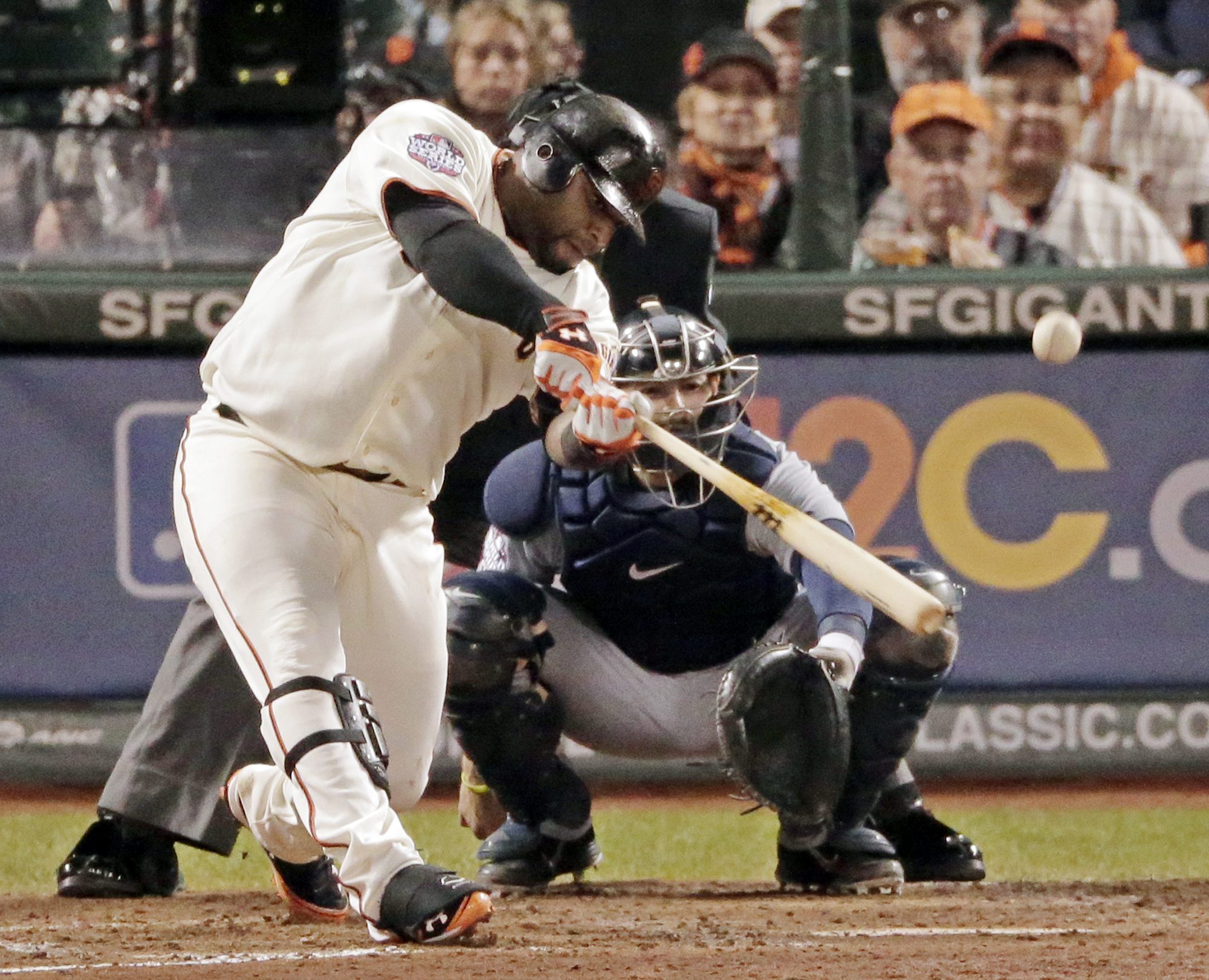 World Series: Sandoval homers three times as Giants romp – Orange County  Register