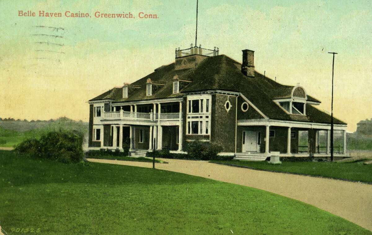 This postcard, from the Greenwich Historical Society's postcard collection shows the Belle Haven Casino, today known as the Belle Haven Club.