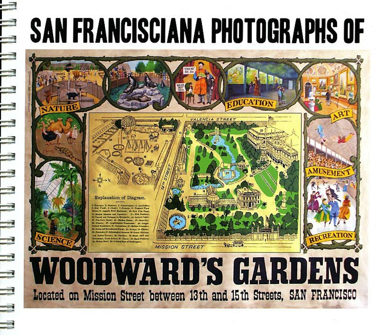 San Francisciana Photographs of Woodward's Gardens is a new book by Marilyn Blaisdell, who has one of the largest private collections of San Francisco photographs. Woodward's Gardens was San Francisco's first amusement park, opening in 1866.