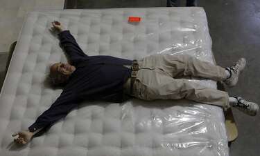 Mcroskey Mattress Jumping Is Serious Work Sfgate