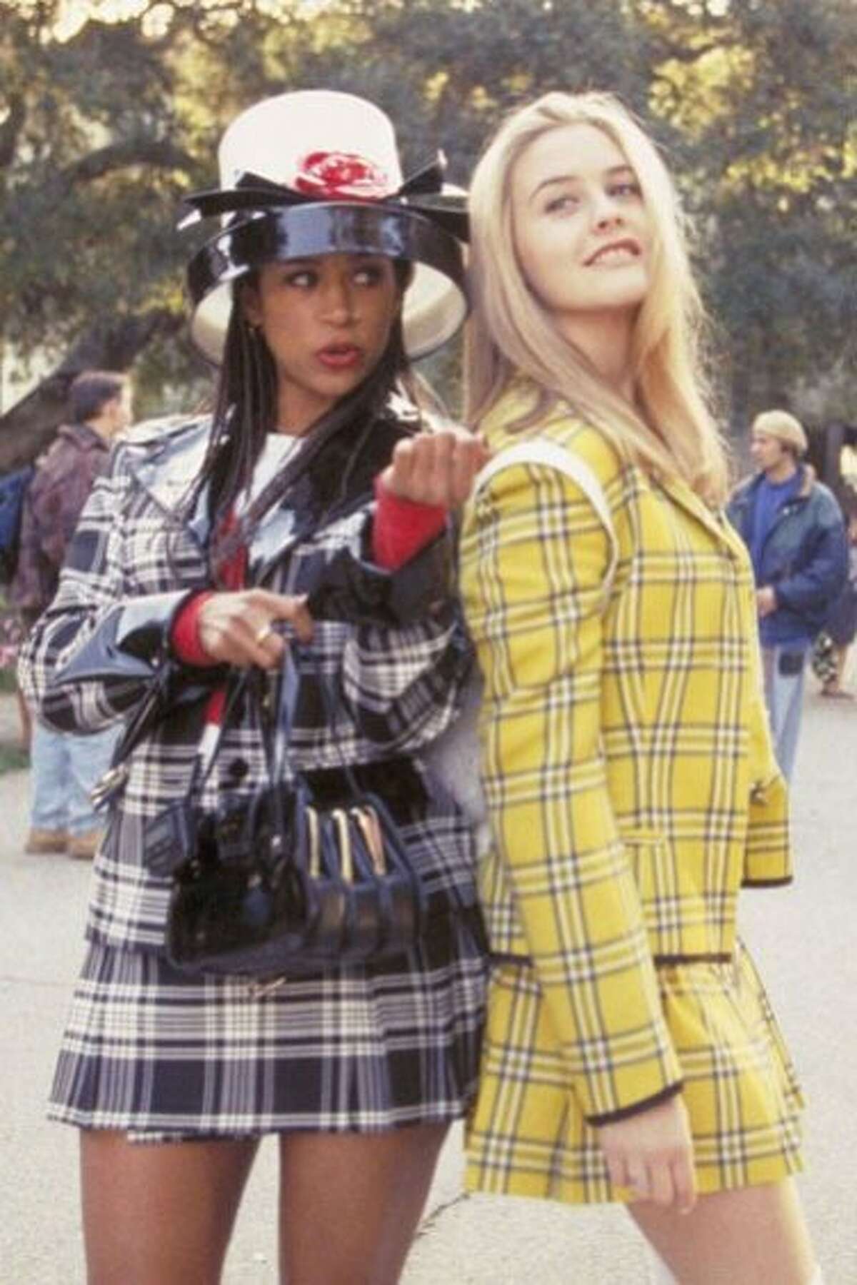 1995: Alicia Silverstone and Stacey Dash as Cher and Dionne in Clueless secured a plaid mini phenom.