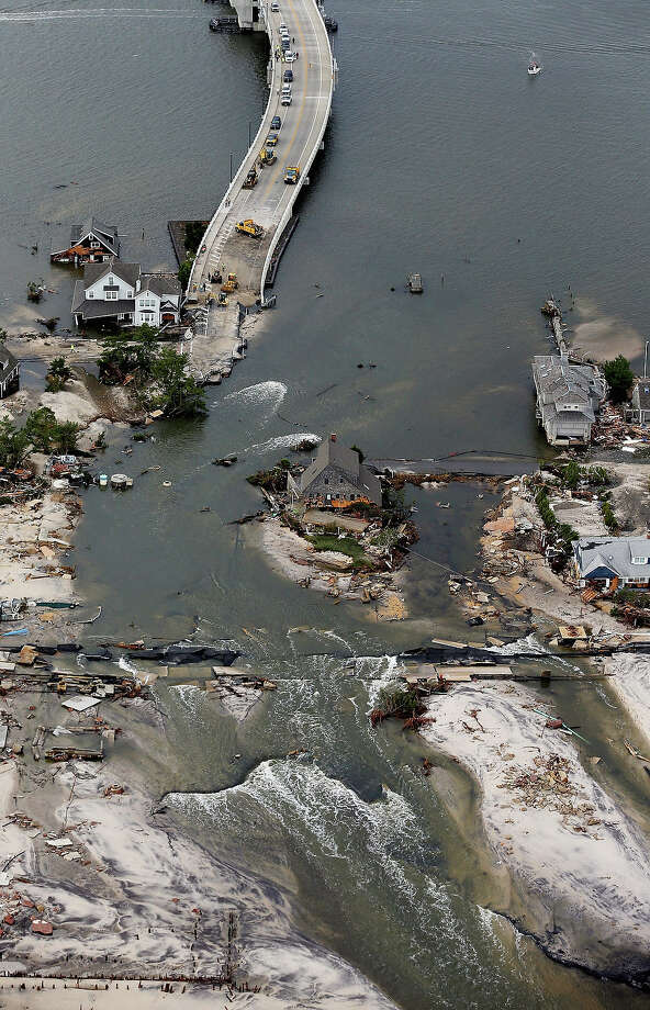 Sandy's destruction from the air GreenwichTime