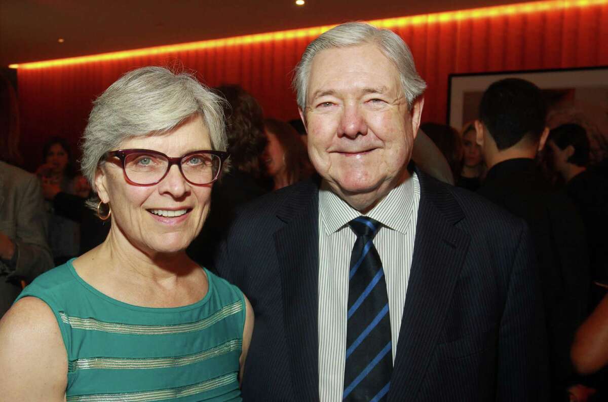 Mary Lake Bennack and Frank A. Bennack, Jr., Hearst Corp. CEO, at Hearst's special screening of "Citizen Hearst: The Story of A Modern Media Company 125 Years in the Making" at the Asia Society Texas Center on Oct. 31.