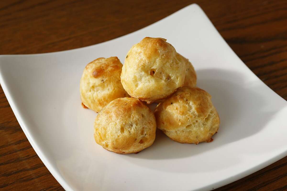 Fontina and Herb Gougeres as seen in San Francisco, California on Wednesday, October 24, 2012. Food styled by Amanda Gold.