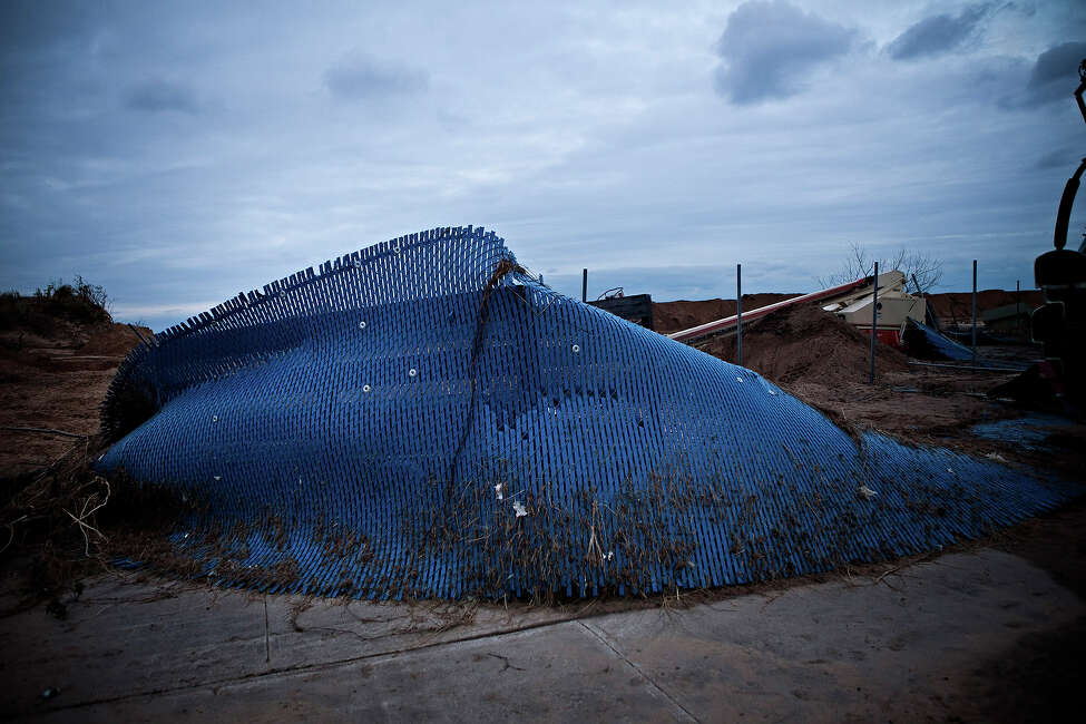 Amusement park destroyed by Sandy