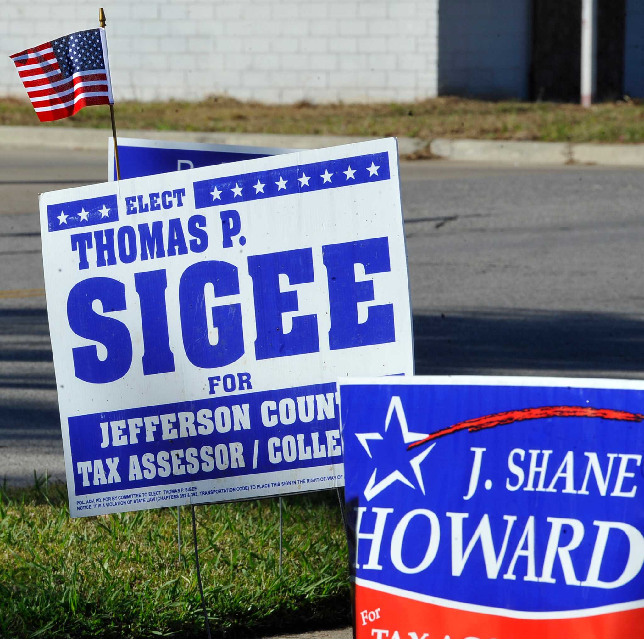 Jefferson County tax assessorcollector incubent leads with 23 votes