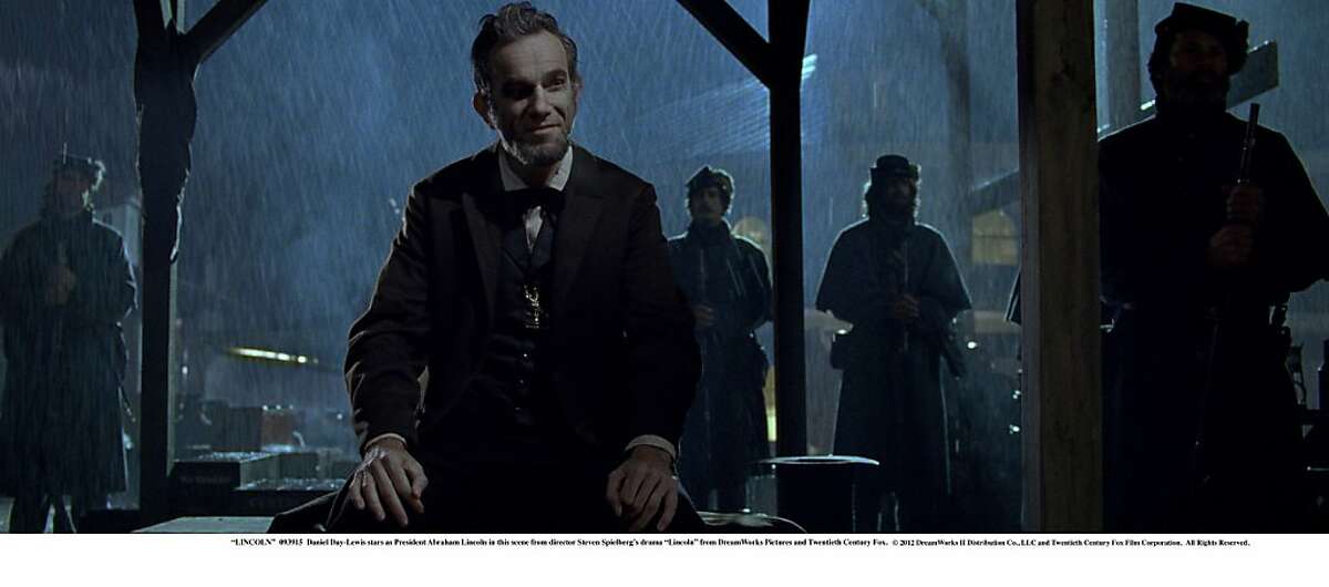 Daniel Day-Lewis stars as President Abraham Lincoln in this scene from director Steven Spielberg's drama "Lincoln"
